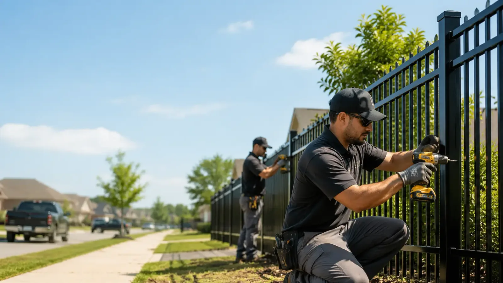 Metal Fence Installation in Bourne, MA